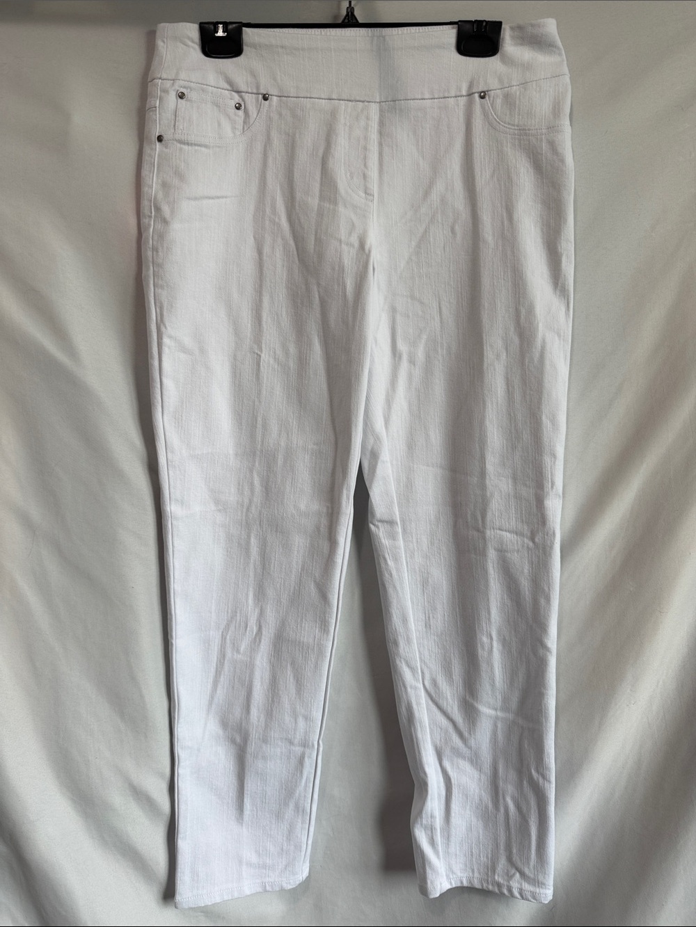 Ruby Rd. White Skinny Pants